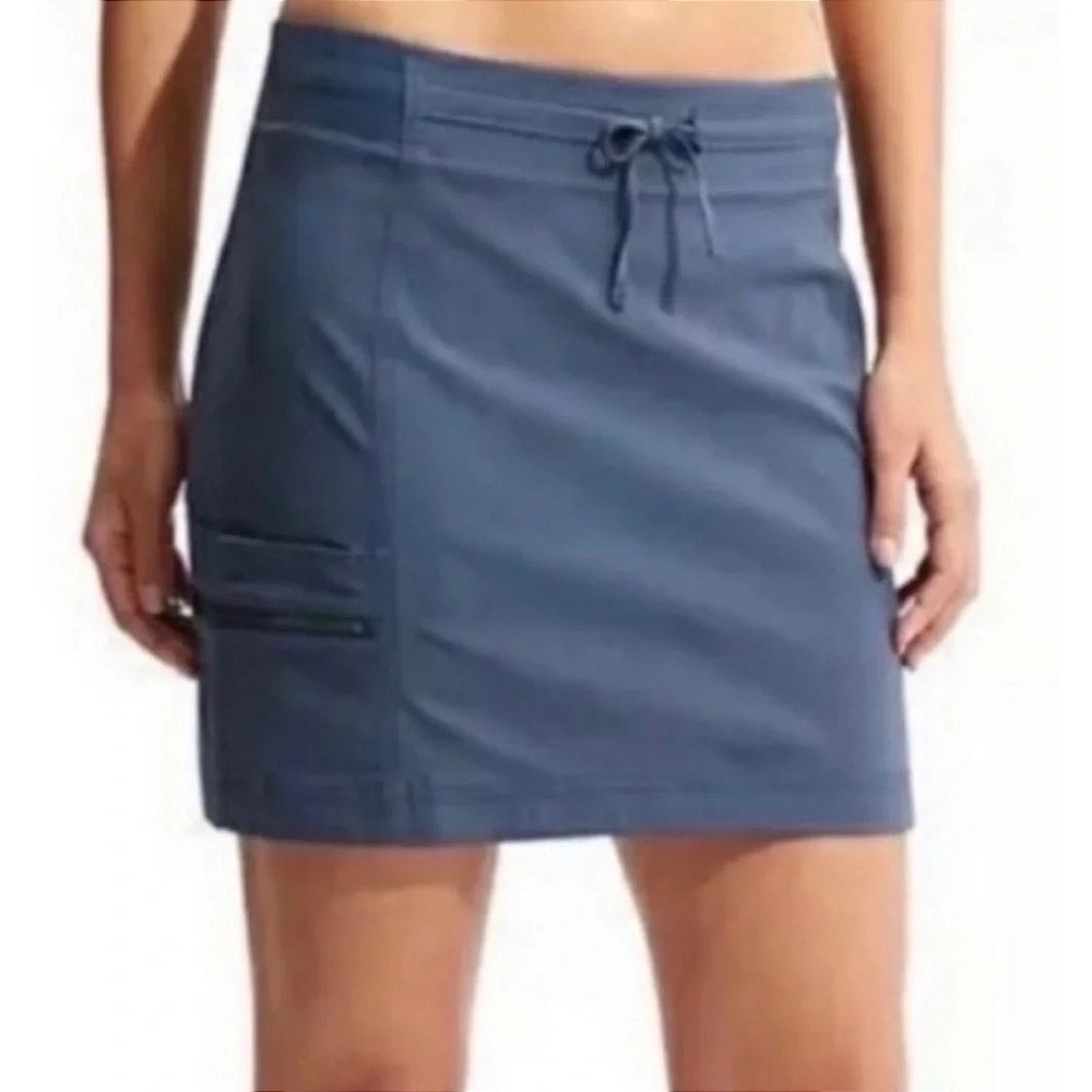Athleta Womens Skort S Blue Trekkie Cargo Hiking Gorpcore Sporty Utility 537174